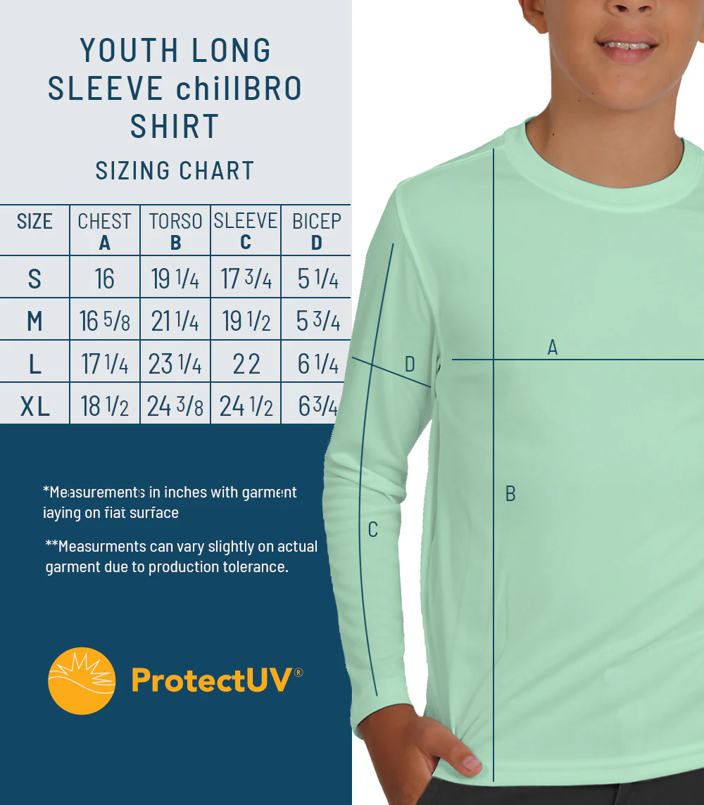 chillBRO® by Denali: Youth Long Sleeve Sun Protective Shirt - Image 9