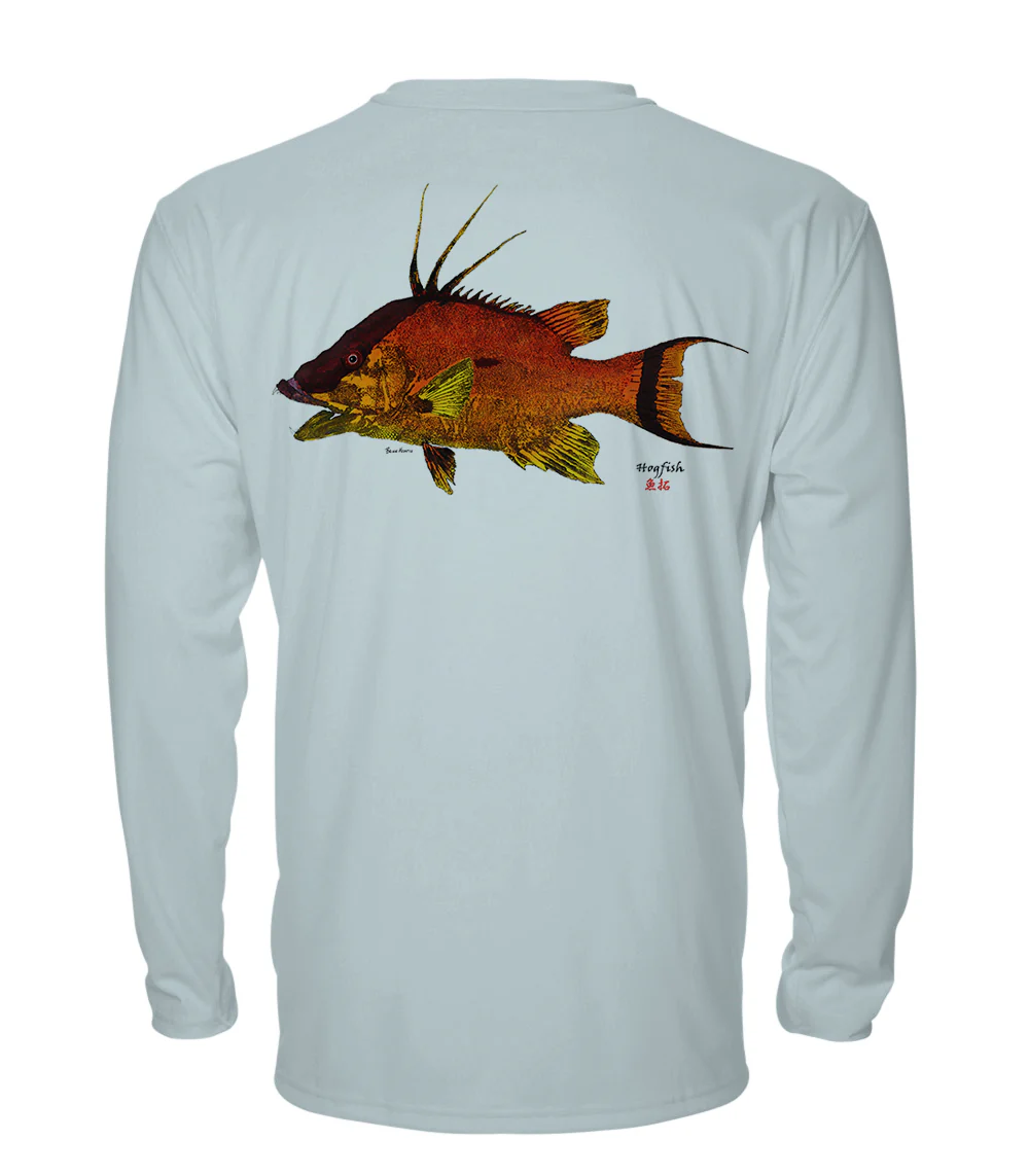 Florida Hogfish - chillBRO® by Denali Mens Long Sleeve Sun Protective Shirt - Image 4