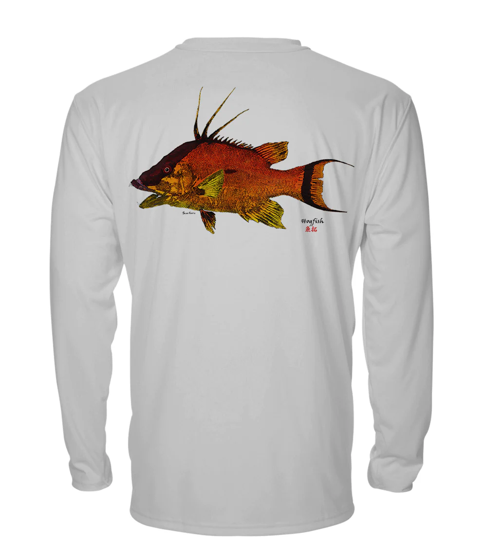 Florida Hogfish - chillBRO® by Denali Mens Long Sleeve Sun Protective Shirt - Image 7