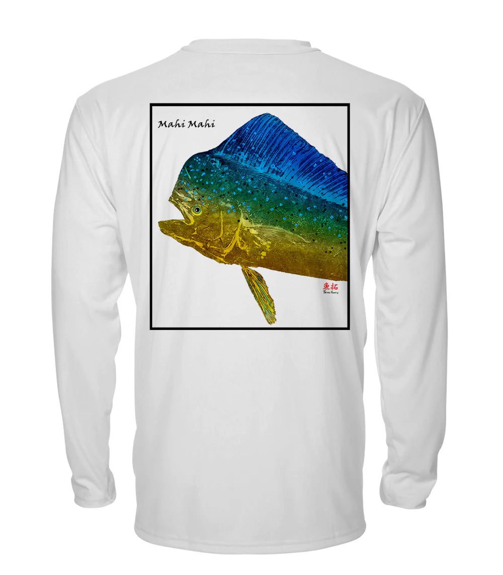 Mahi Bull Head - chillBRO® by Denali Mens Long Sleeve Sun Protective Shirt - Image 16
