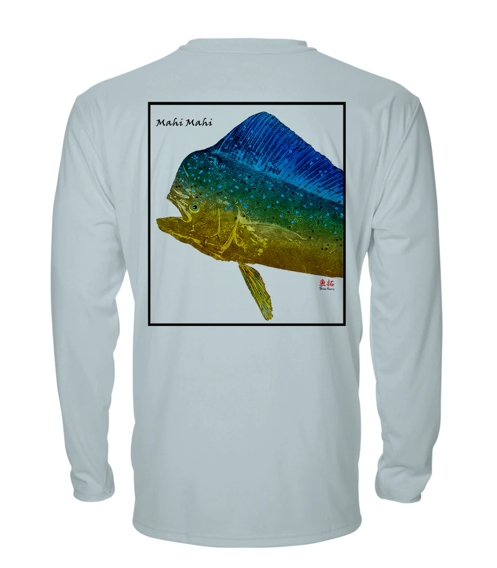 Mahi Bull Head - chillBRO® by Denali Mens Long Sleeve Sun Protective Shirt - Image 4