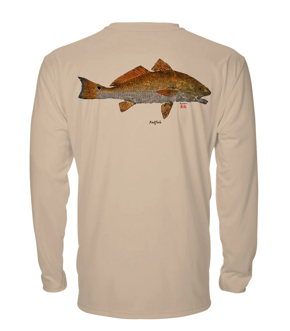 Small Redfish - chillBRO® by Denali Mens Long Sleeve Sun Protective Shirt - Image 13