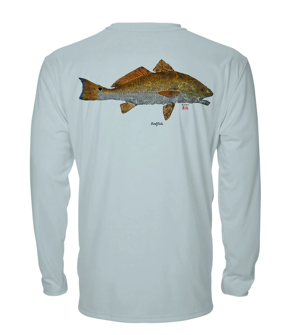 Small Redfish - chillBRO® by Denali Mens Long Sleeve Sun Protective Shirt - Image 4