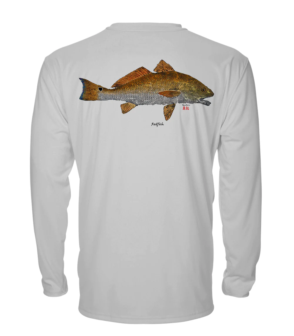 Small Redfish - chillBRO® by Denali Mens Long Sleeve Sun Protective Shirt - Image 7