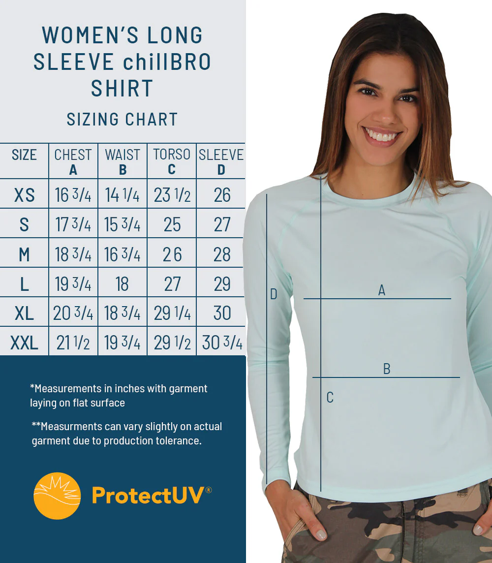 chillBRO® by Denali: Ladies Long Sleeve Sun Protective Shirt - Image 30