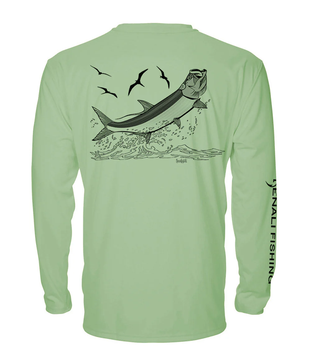 Denali Performance Fishing Men’s Teaser™ UPF 50+ ProtectUV® MegaSolar® - Tarpon - Image 4