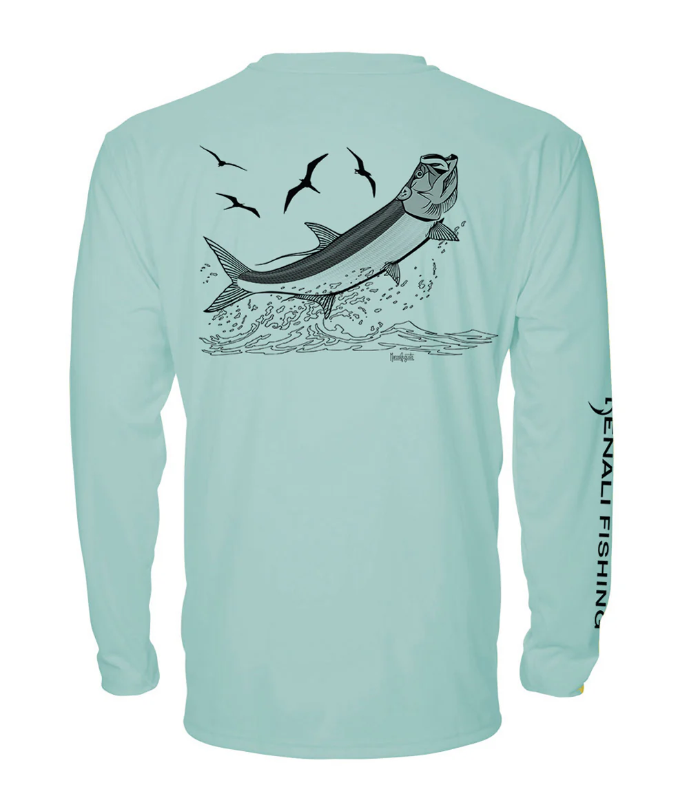Denali Performance Fishing Men’s Teaser™ UPF 50+ ProtectUV® MegaSolar® - Tarpon - Image 7