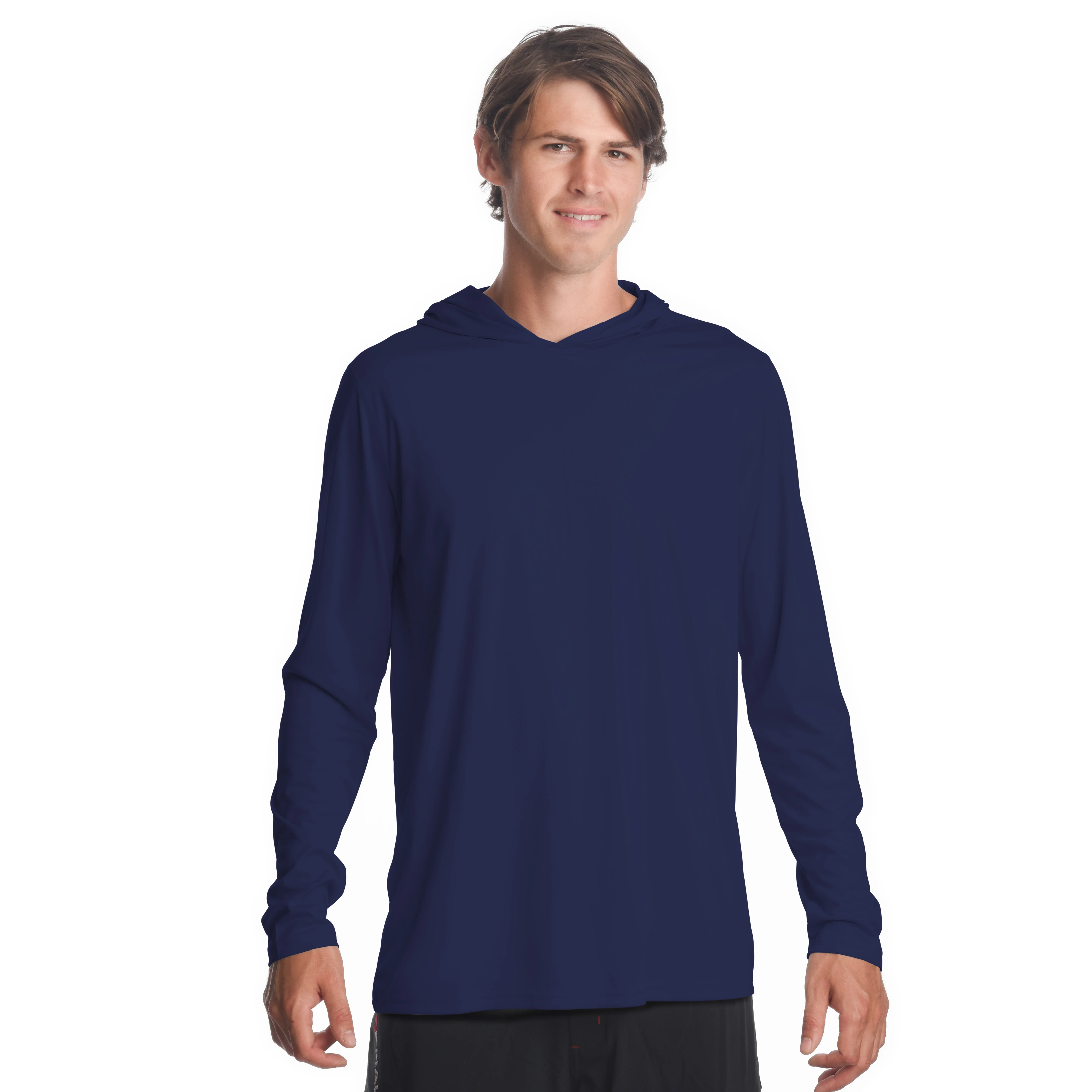 Teaser™ Mens Long Sleeve Hoodie ProtectUV® Sun Protective Shirt - Image 15