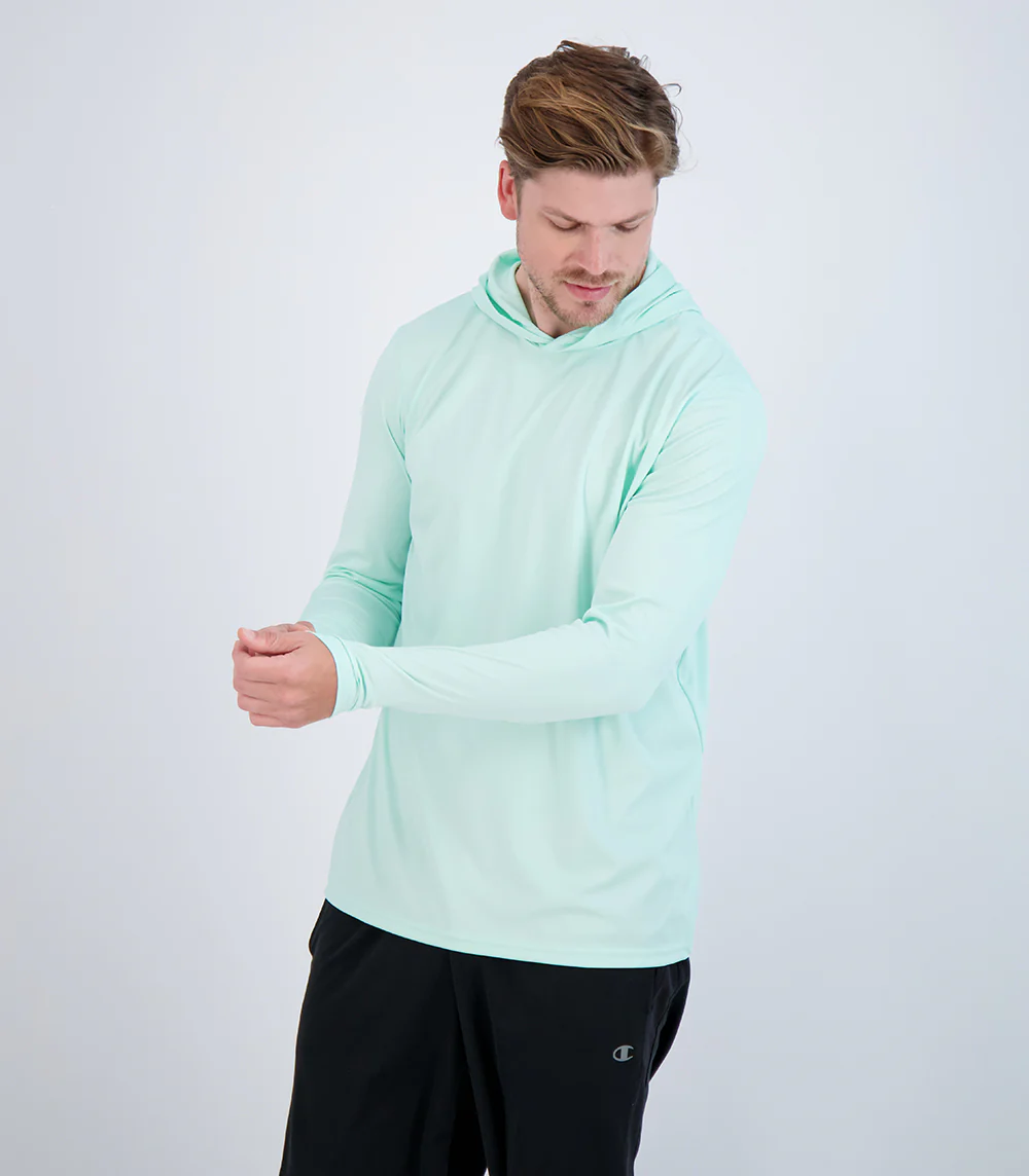 Teaser™ Mens Long Sleeve Hoodie ProtectUV® Sun Protective Shirt - Image 7