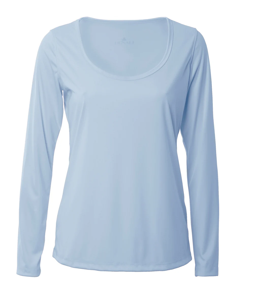 Bonita Ladies Long Sleeve Scoop Neck ProtectUV® Sun Protective Shirt - Image 11