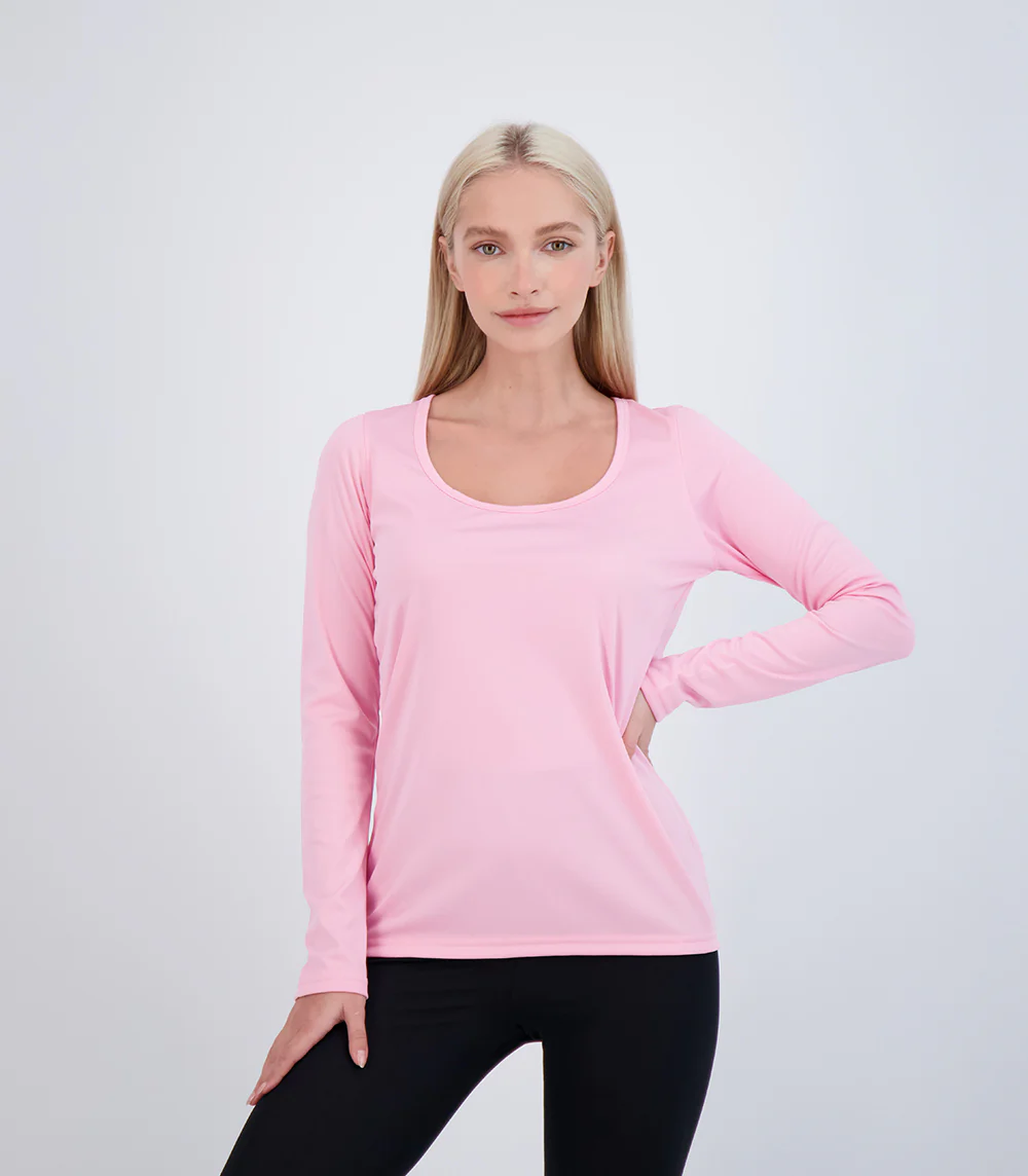 Bonita Ladies Long Sleeve Scoop Neck ProtectUV® Sun Protective Shirt - Image 5
