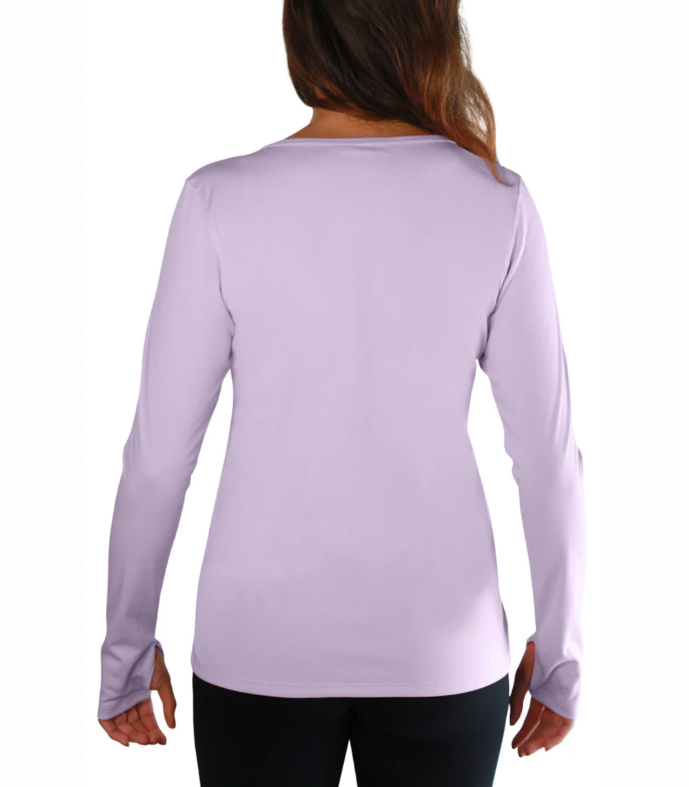 Bonita Ladies Long Sleeve V Neck ProtectUV® Sun Protective Shirt - Image 31