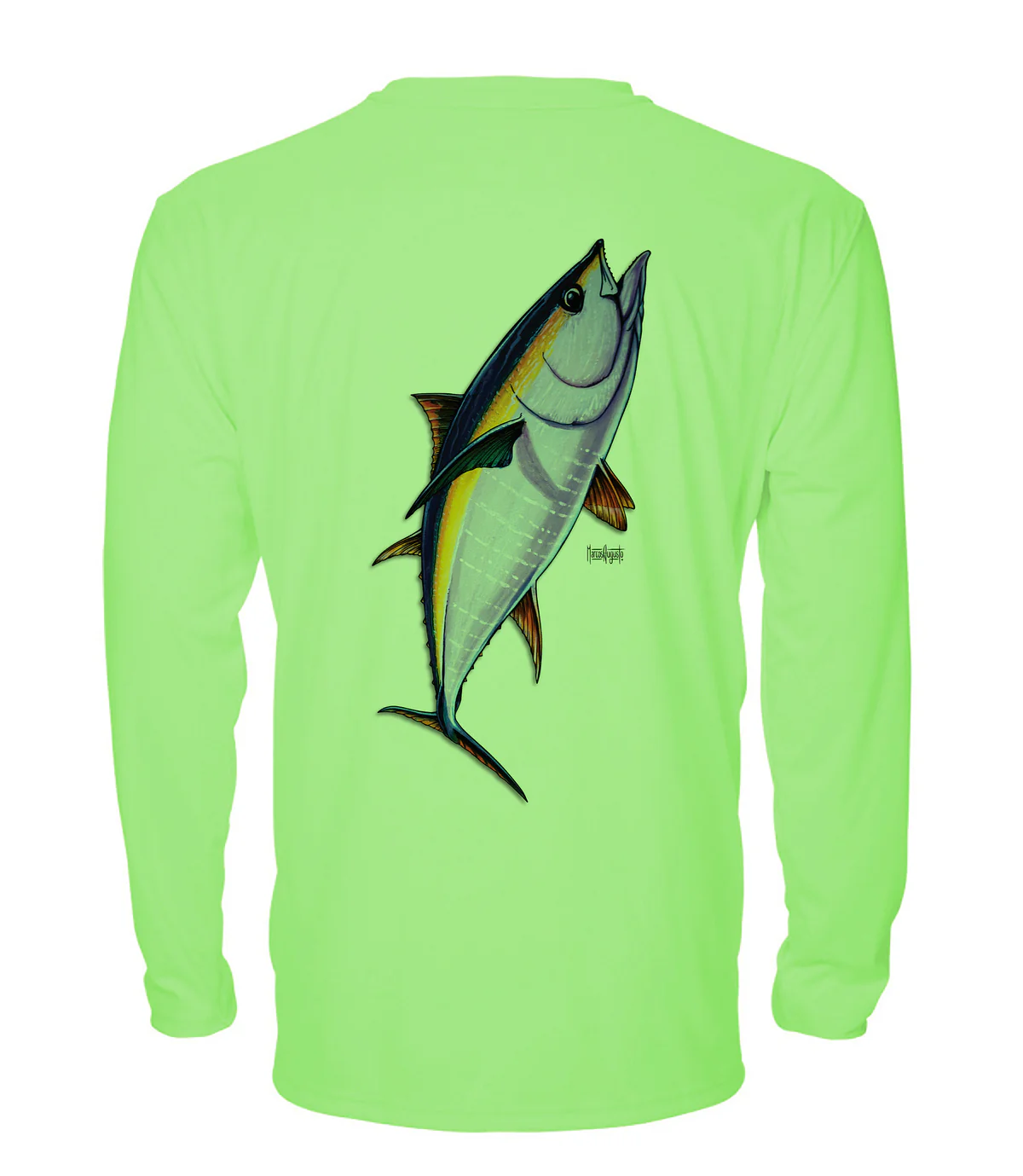 Yellowfin Tuna - Long Sleeve ProtectUV® Sun Protective Shirt - Image 33