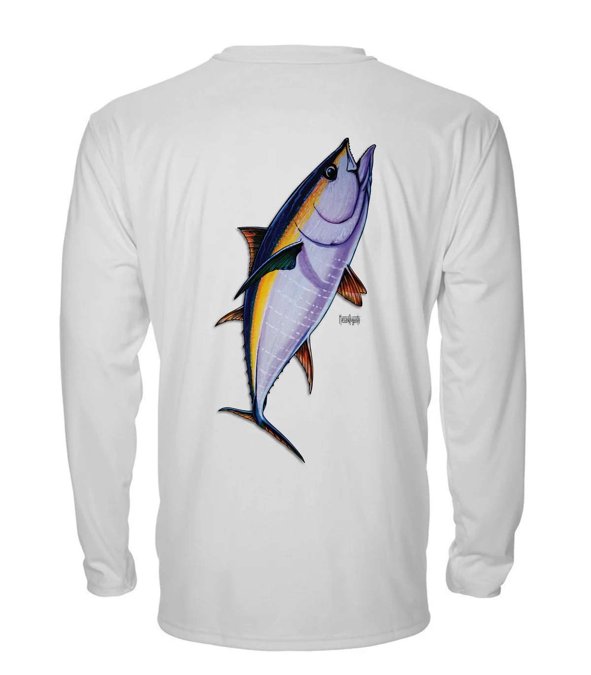 Yellowfin Tuna - Long Sleeve ProtectUV® Sun Protective Shirt - Image 45